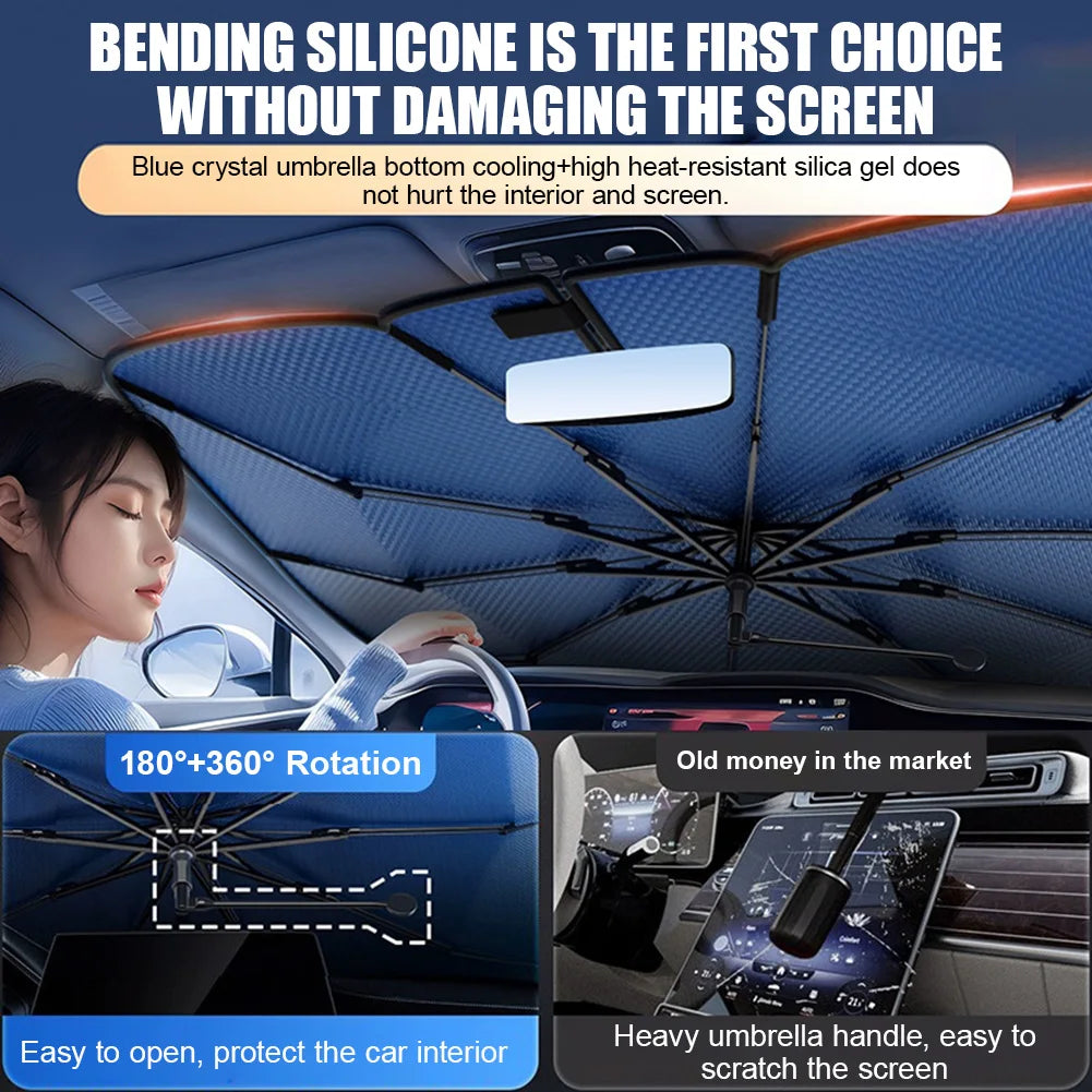 Car Sunshade Windshield Umbrella