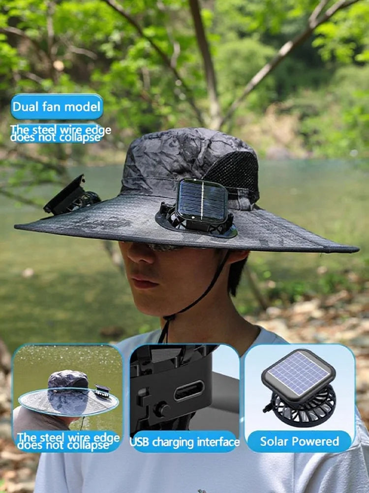 Solar Fan Sun Hat