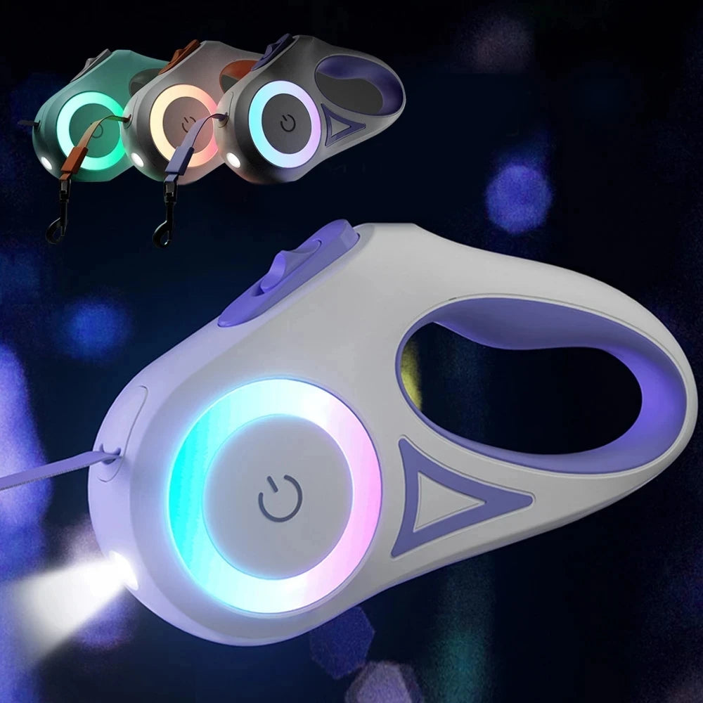 Dog Leash With Flashlight