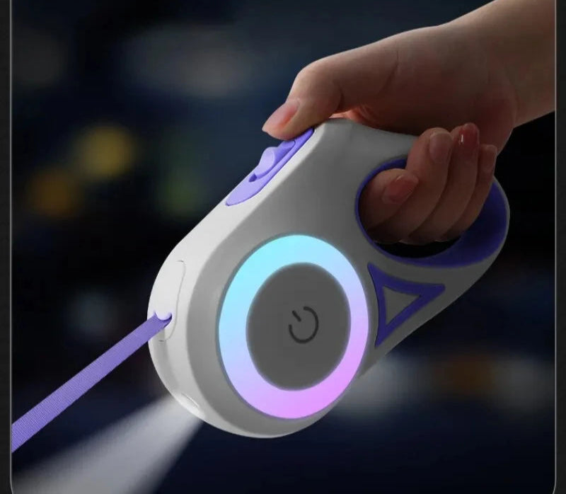 Dog Leash With Flashlight