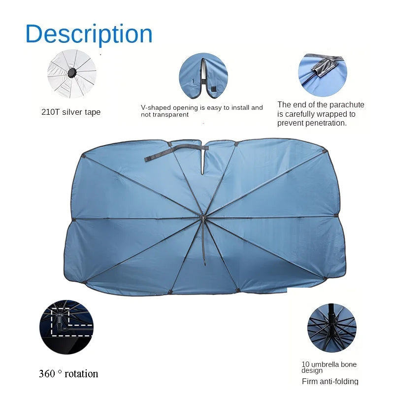 Car Sunshade Windshield Umbrella