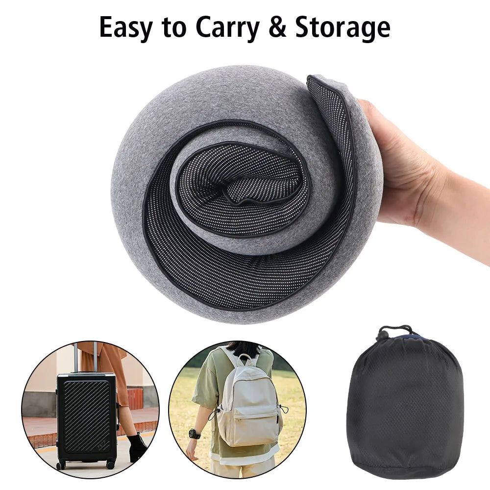 Memory Foam Travel Neck Pillow