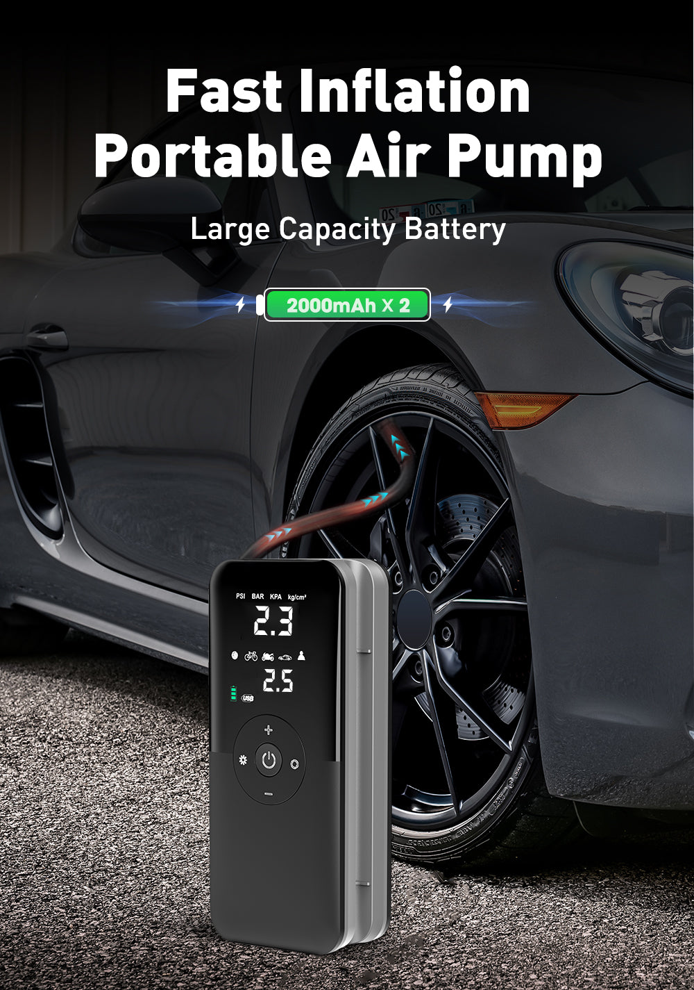 Electric Portable Tire Inflator